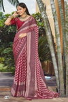Rekha By Kashvi Moss Brasso Foil Occasion Wear Sarees Exporters In India
