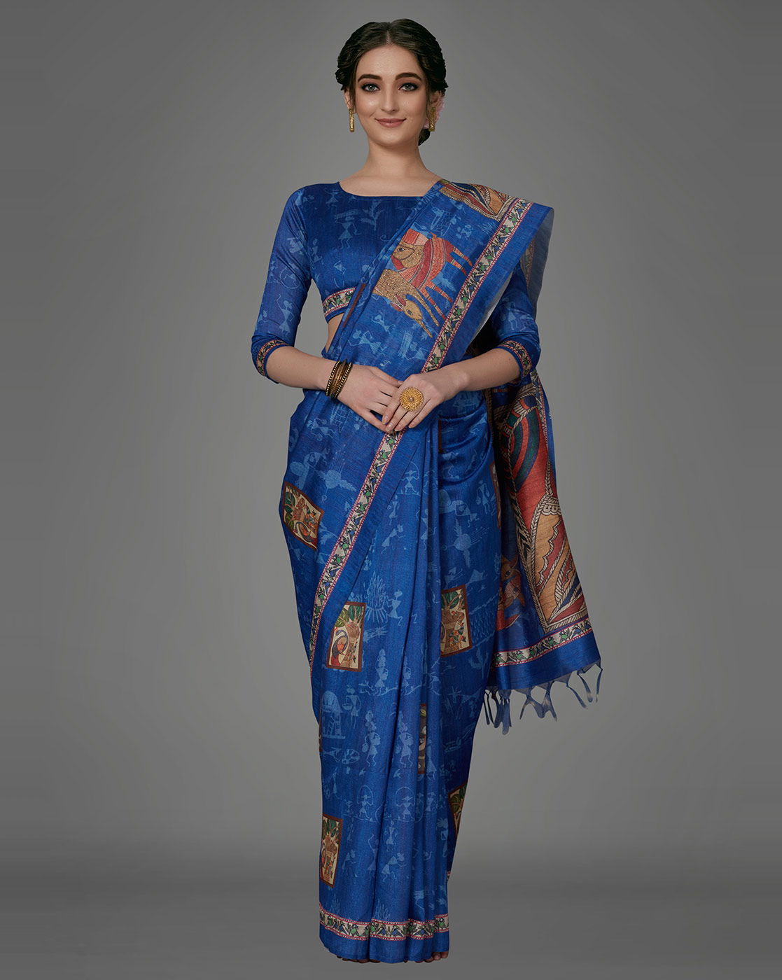 Apple Kalamkari 13 Latest Fancy Festive Wear Printed Manipuri silk Sarees Collection
