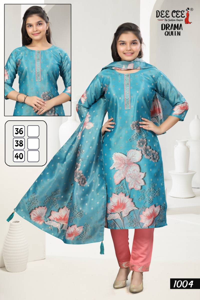 Drama Queen By Deecee Digital Printed Kurti Bottom With Dupatta Suppliers In India