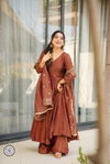 KF 5025 Kalaai Chinon Foil Printed Kurti With Bottom Dupatta Suppliers In India

