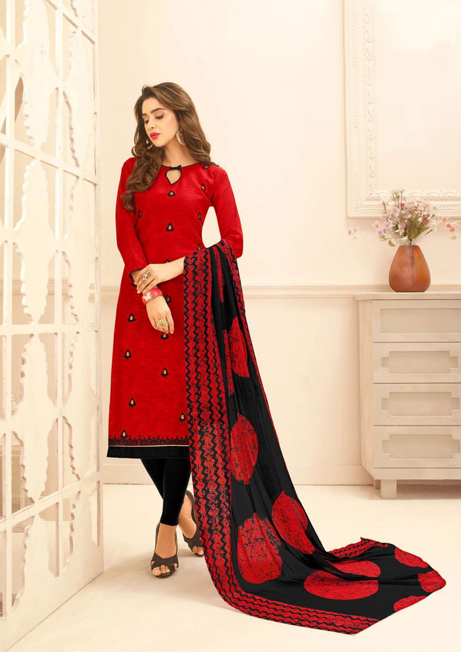 K Divanshi Designer Printed Cotton Dress Material