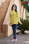 Baby Vol 2 By Tips Tops Fancy Embroidery Reyon Printed Western Ladies Top Surat Wholesale Market