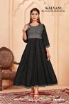 Kalyani By Sangeet Rayon Gold Printed Anarkali Kurti Wholesale Price In Surat
