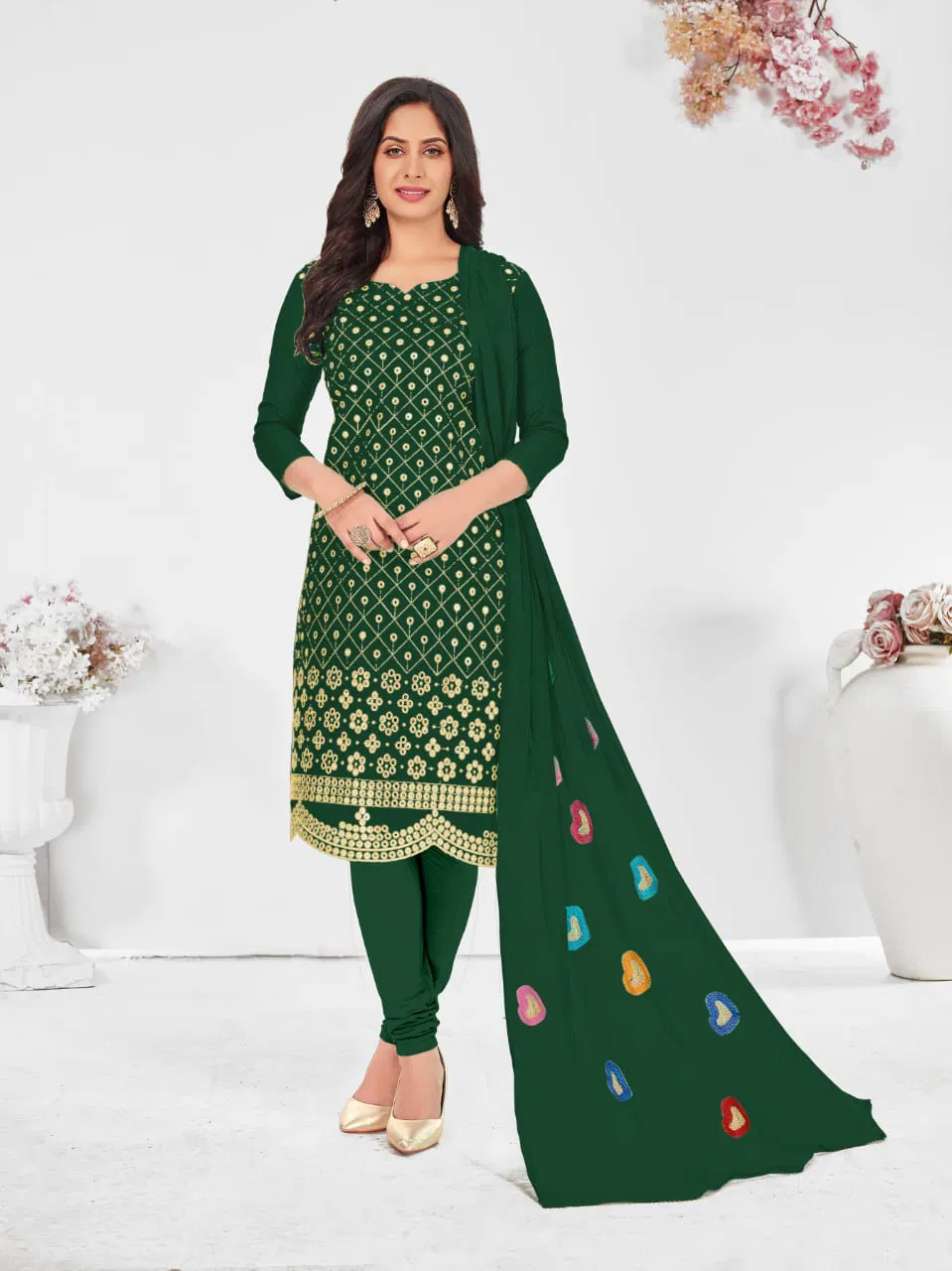 Cotton Sequence 1 Fancy Casual Daily Wear Dress Material Collection