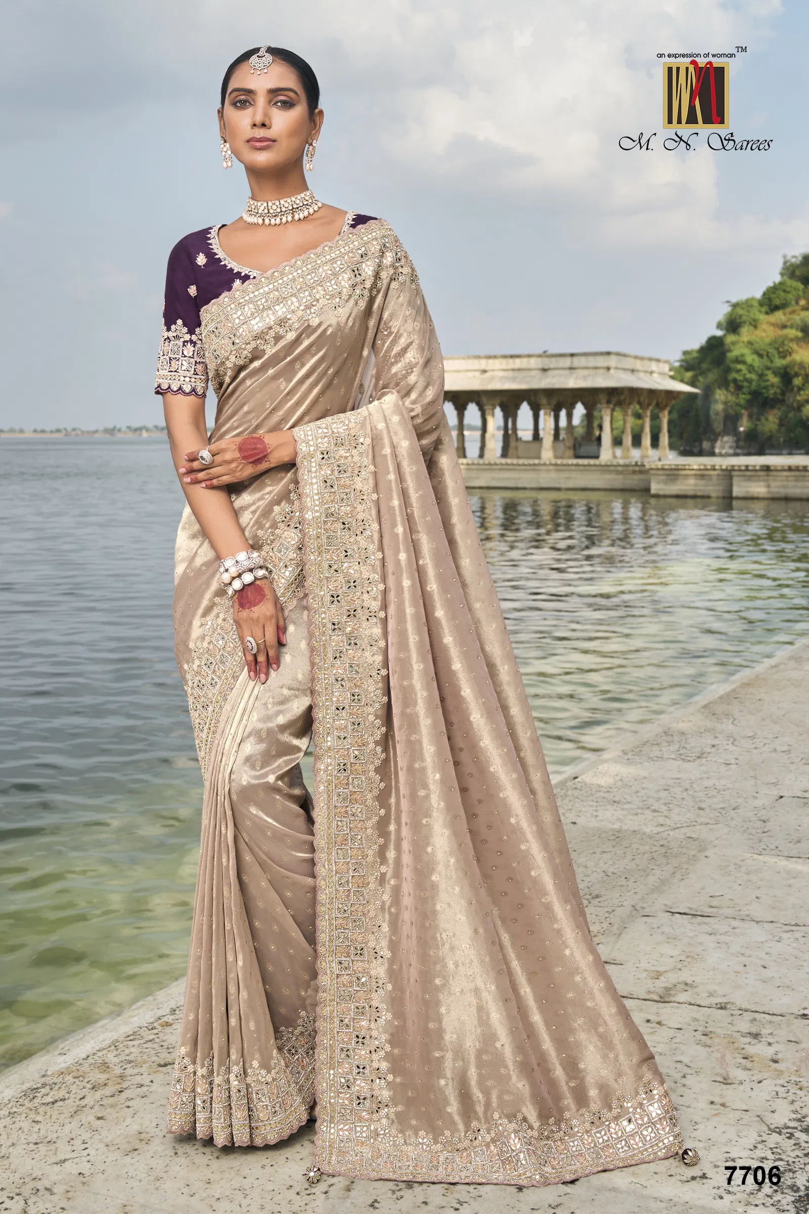 Shahi Poshak Vol 2 By M.N Reception Wear Sarees Wholesale Market In Surat