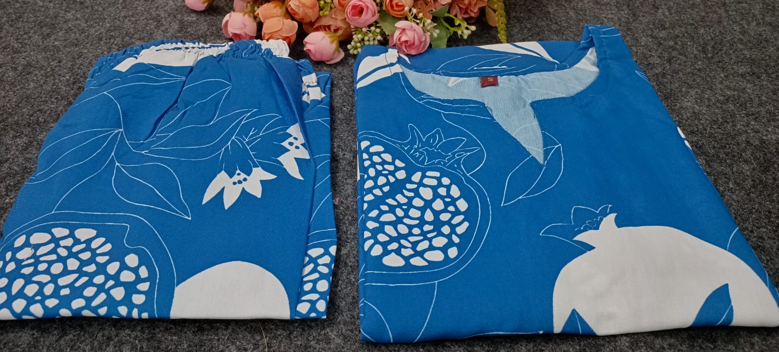 Si 134 By Krishi Cotton Printed Kurti With Bottom Suppliers In India