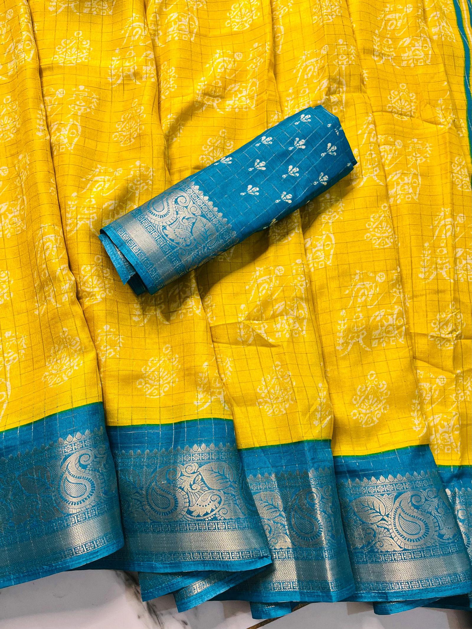 Wow Flower Dola Silk Wedding Saree Wholesalers In Delhi