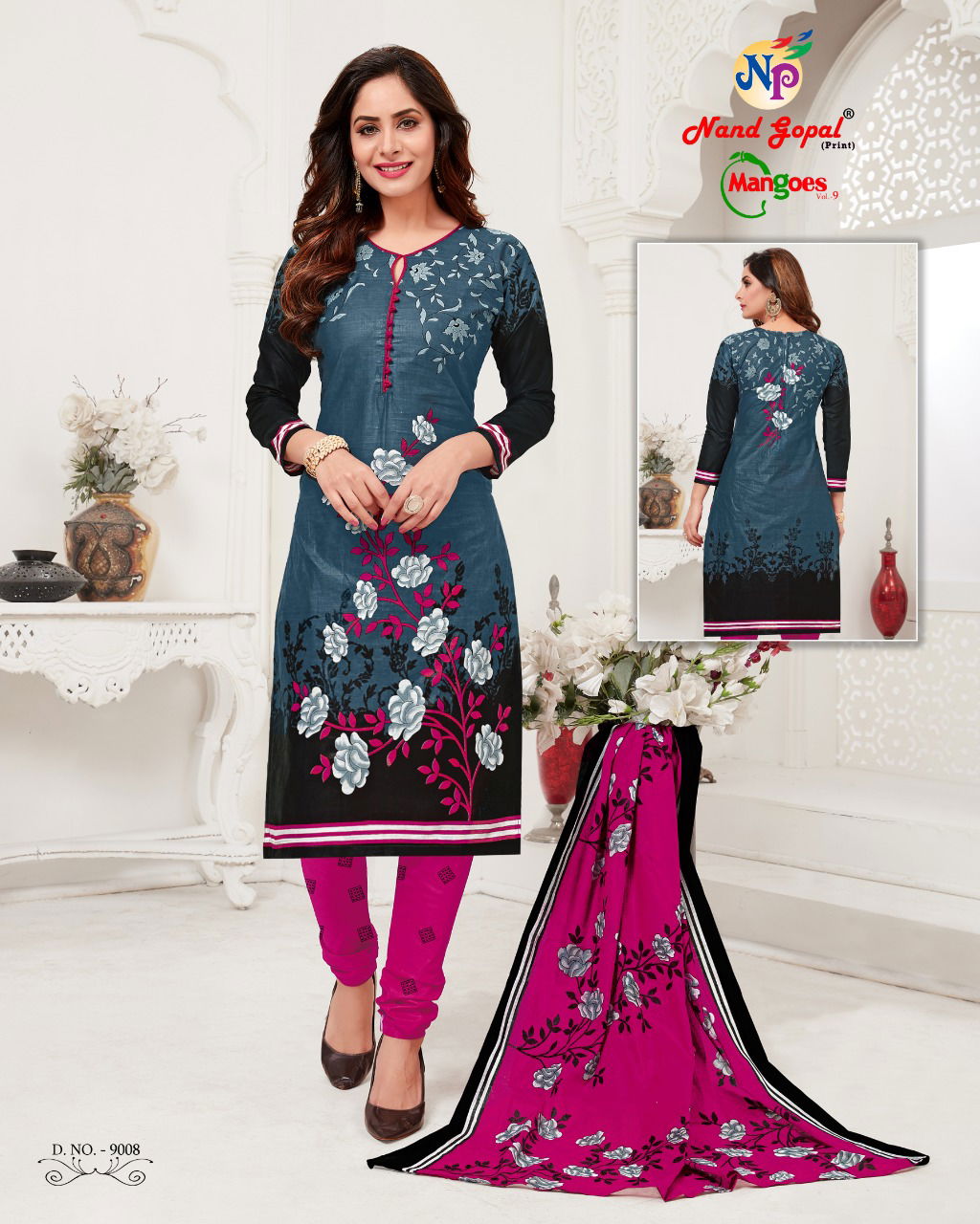 Nand Gopal Mangoes 9 Latest Pure Cotton Full Printed Designer Dress Material Collection 