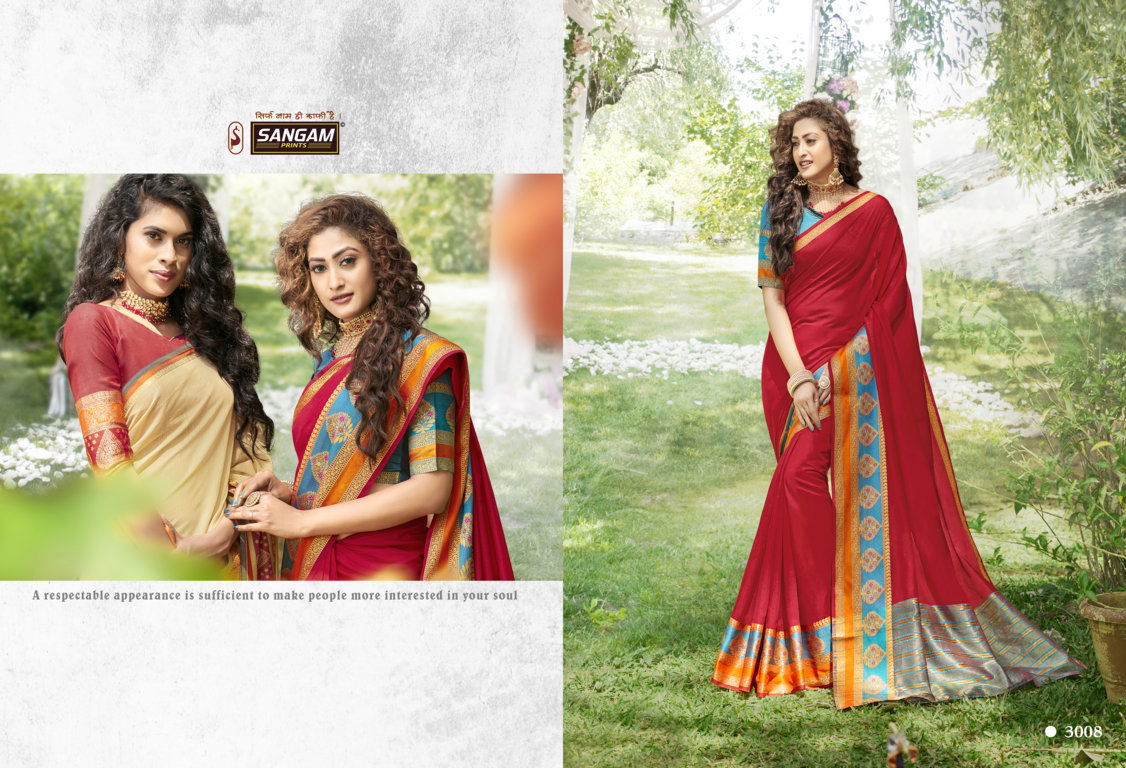 Sangam Bengal Handloom Latest Designer Wedding Wear Festive Wear Silk Saree Collection