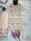 SR 1615 Designer Faux Georgette Party Wear Plazzo Readymade Suit  Orders In india