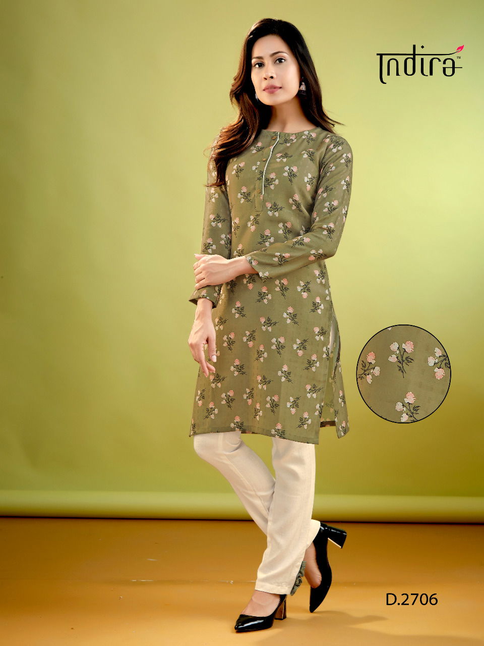 Indira Sharad Designer Party Wear kurti Collection with Pant at wholesale Price