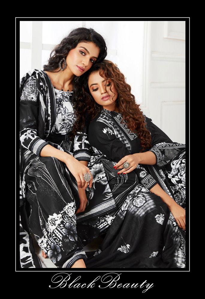 JT Black Beauty Vol 5 Latest Collection Of Pure Cotton Printed Daily Wear Dress Material  