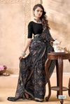 Komalika Vol 6 By Vallabhi Moss Georgette Bandhani Printed Online Saree Wholesale
