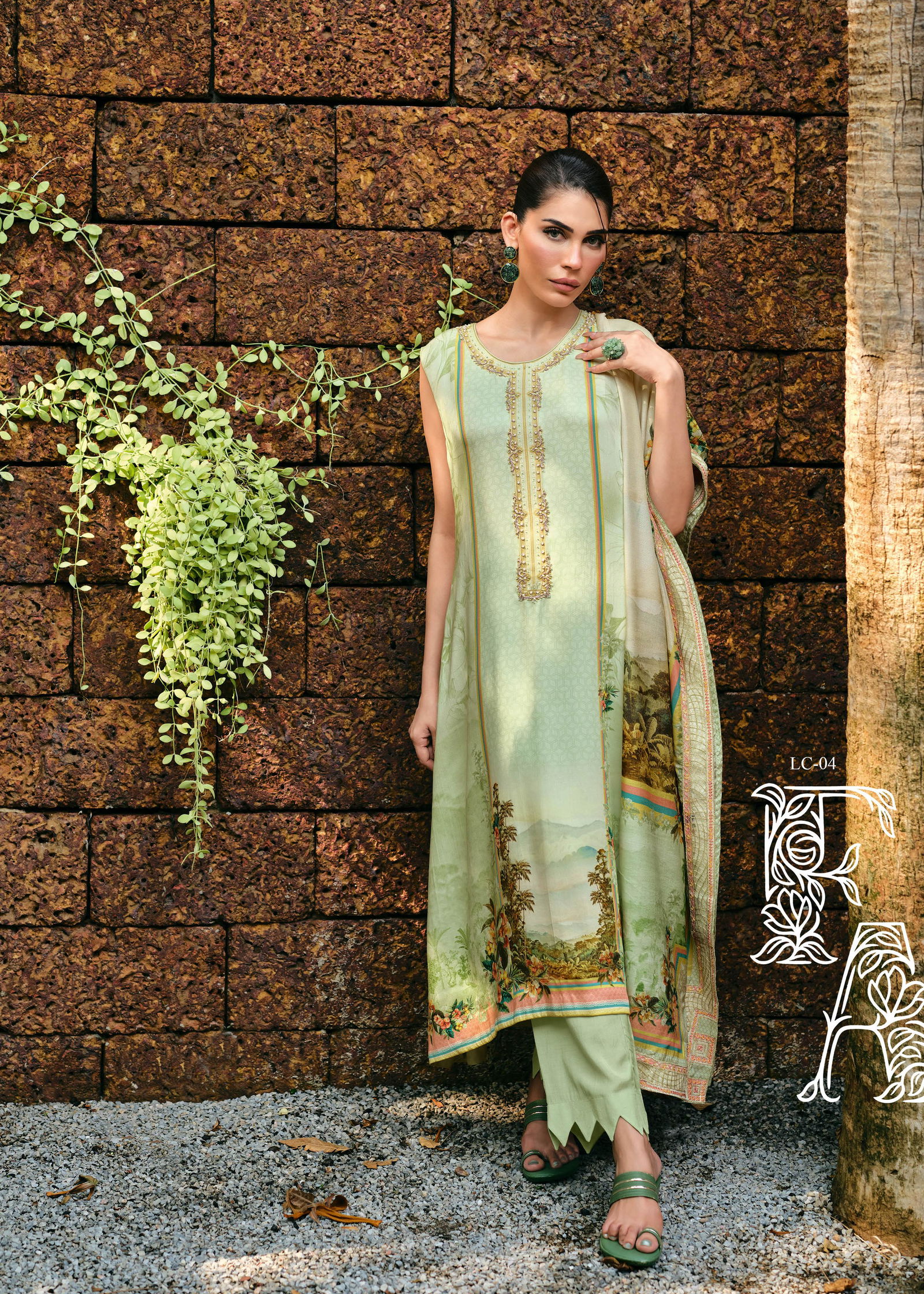 Landscape By Varsha Cotton Muslin Surat Salwar Suits Wholesale Market