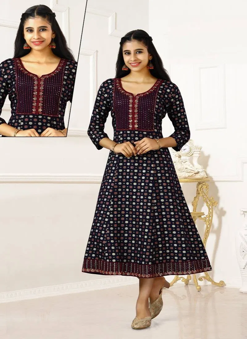 Kalli Kurti Vol 5 Rayon Printed Kurti Wholesale In India