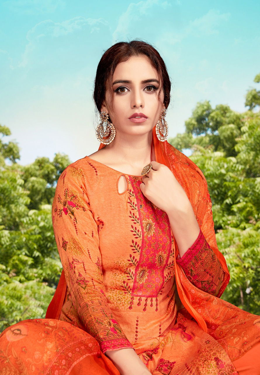 Yashika Rinaz 4 Latest Designer Printed Pure Lawn Cotton Dress Material Collection With Mal Mal Dupatta 