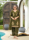 Naisha K 211 Fancy Cotton Kurti Bottom With Dupatta Wholesale Suppliers In India