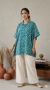 K 924 Vol 2 By Naisha Cotton Printed Kaftan Style Shirt Ladies Tops
