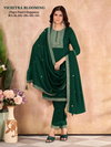 Vichitra Blooming Silk 3 By Sangeet Silk Kurti With Bottom Dupatta Suppliers In India
