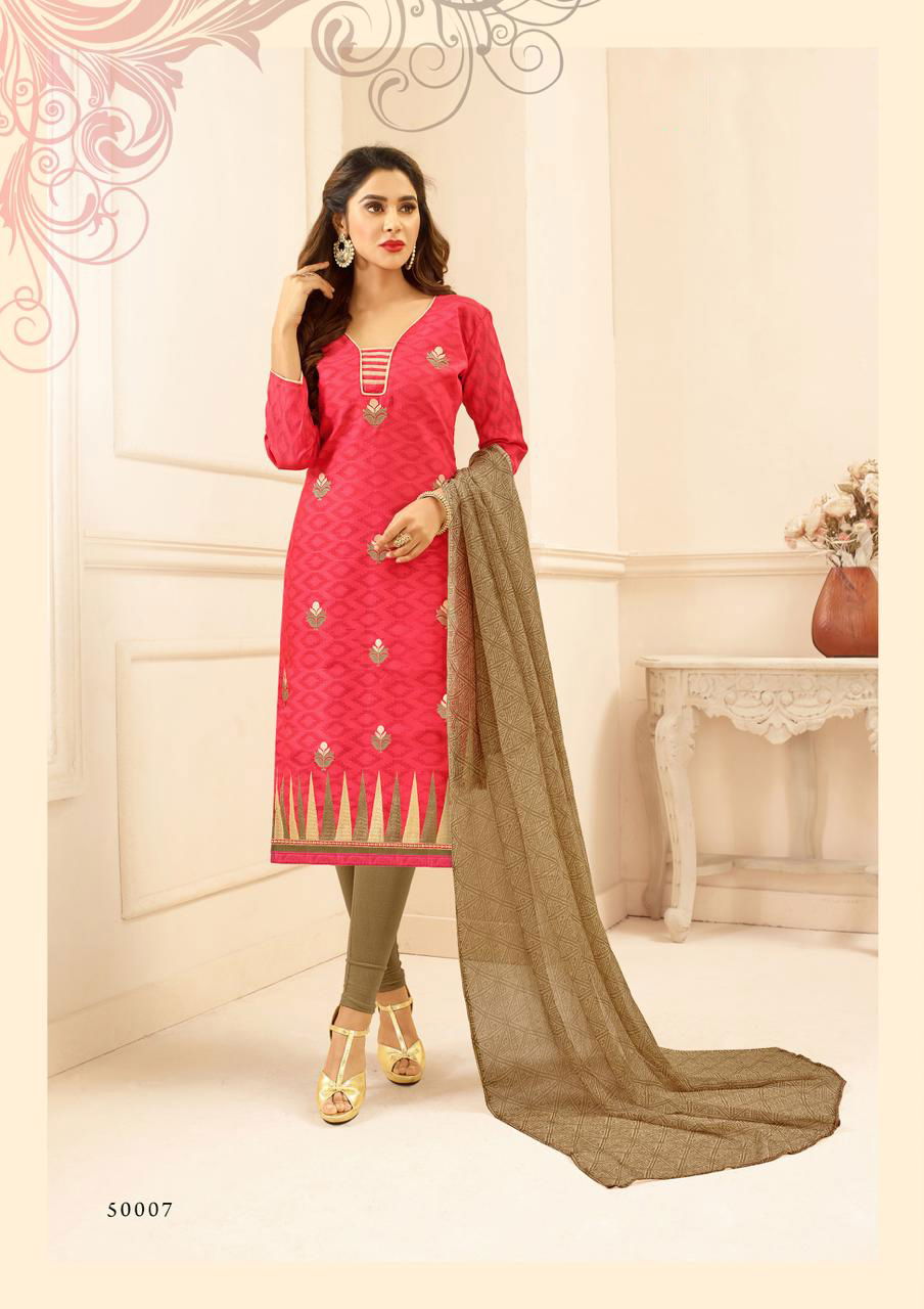 K Divanshi Designer Printed Cotton Dress Material