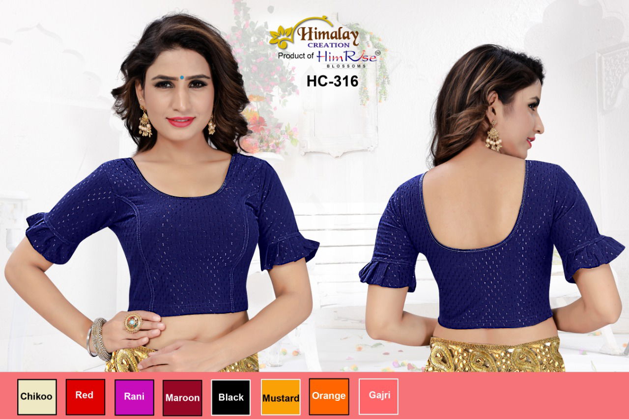 Hc 316 Latest Heavy Imported Fabric Blouse Collection