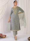 Indo Era 2561 Silk Embroidered Kurti Bottom With Dupatta Wholesale Price In Surat