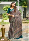 Kritika Vol 1 By Kashvi Dull Moss Kasab Fancy Daily Wear Saree Orders In India