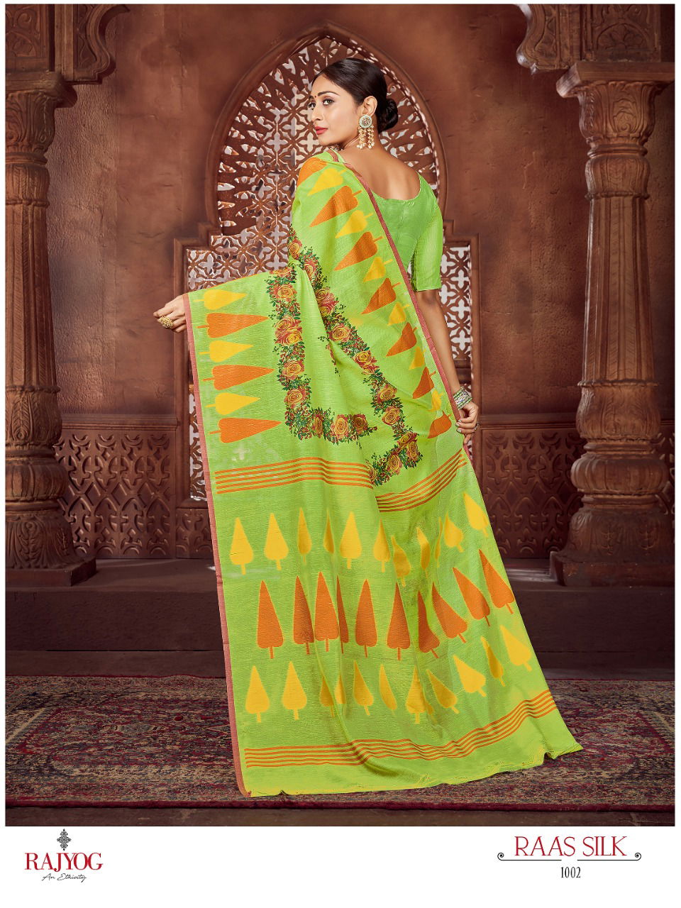 Rajyog Raas Silk Latest Traditional Festive Wear Designer Soft Cotton Saree Collection 