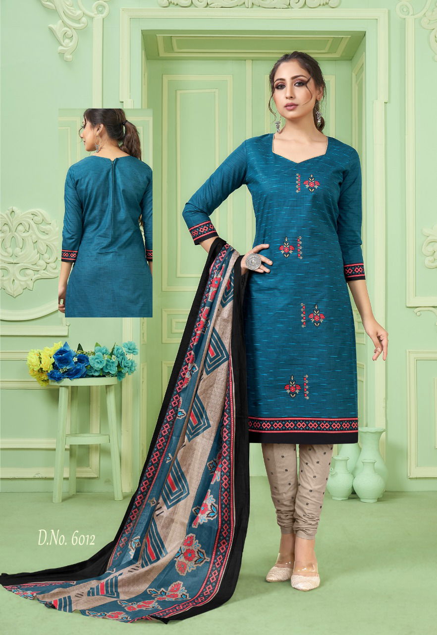 SC Liza 6th Edition Latest Designer Festive Wear Cotton Printed Dress Material Collection 