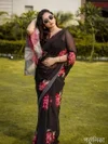 VK 4404 Pure Georgette Handwork Designer Saree Orders In India