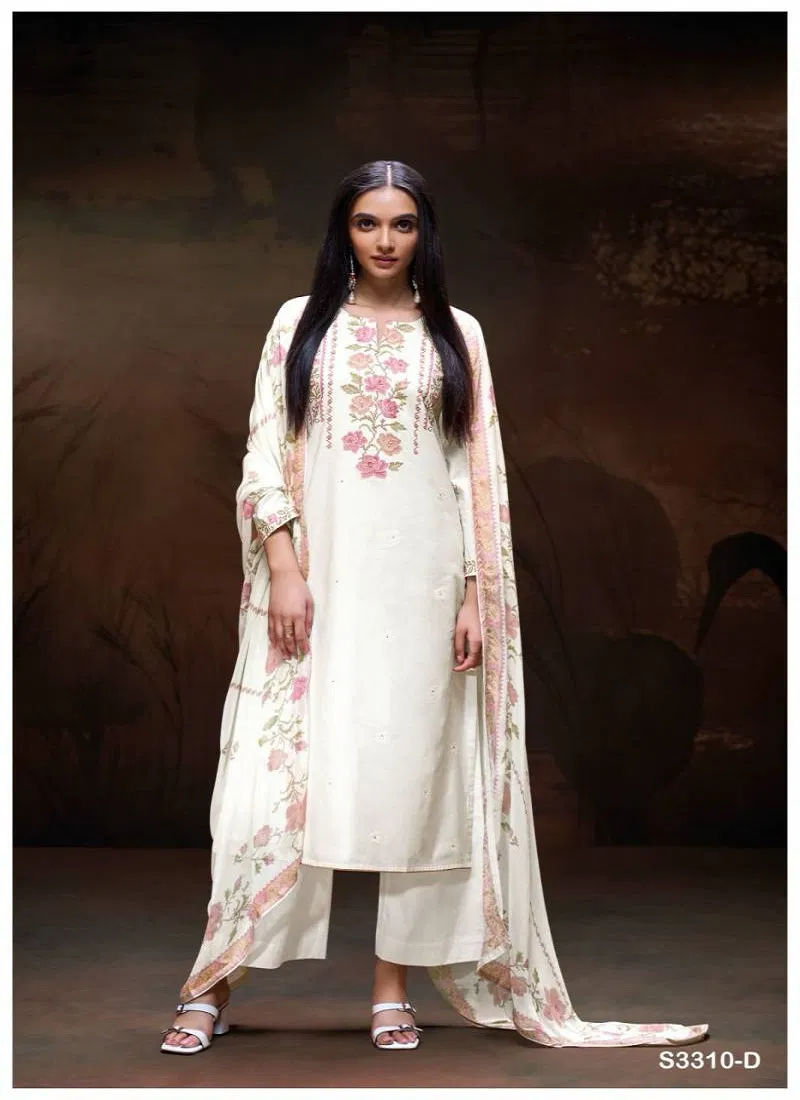 Ganga Loxie Cotton Embroidered Printed Salwar Suit Wholesale Price In Surat