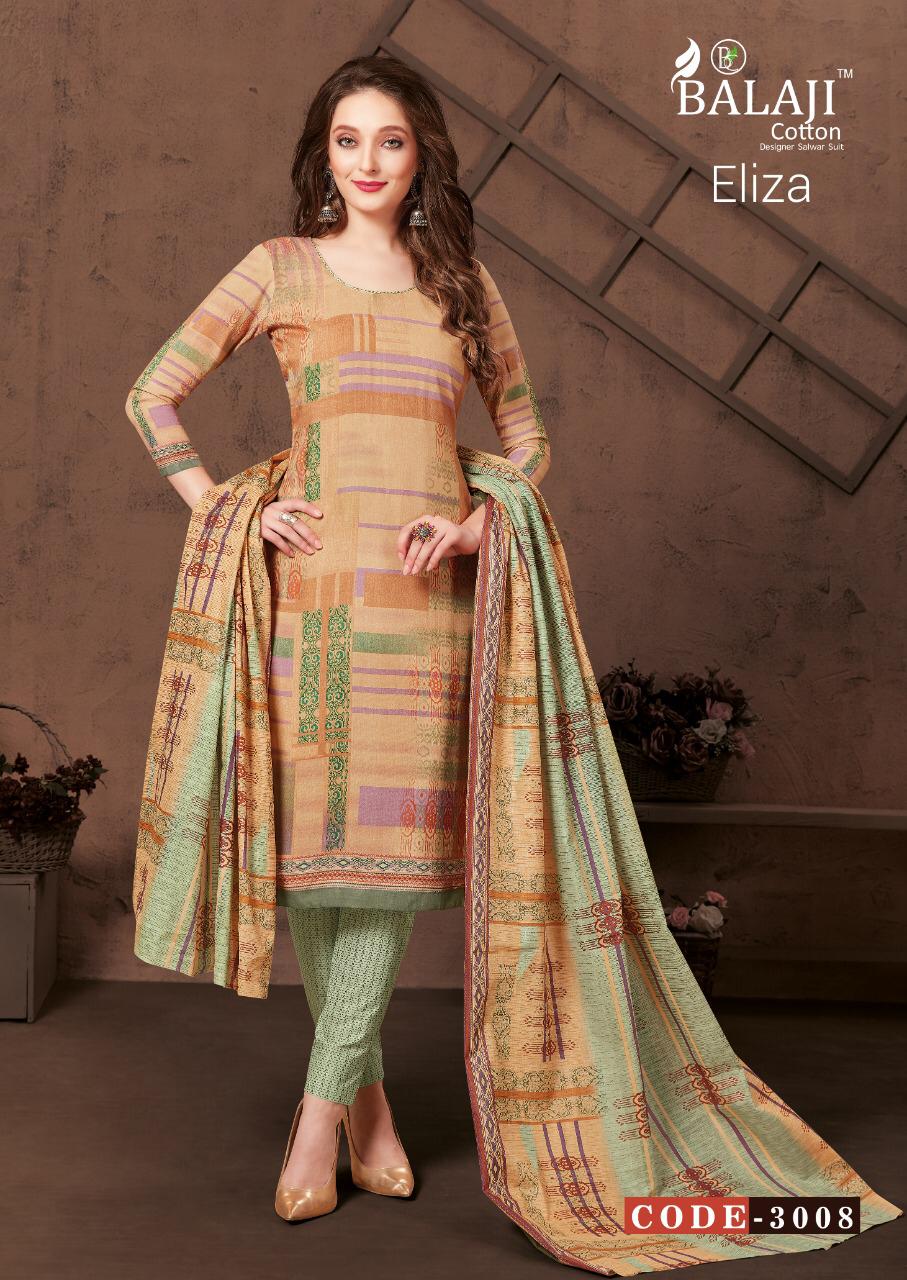 Balaji Eliza Vol 3 Present Latest Designer Printed Pant Style Regular Wear Salwar Suit Collection  