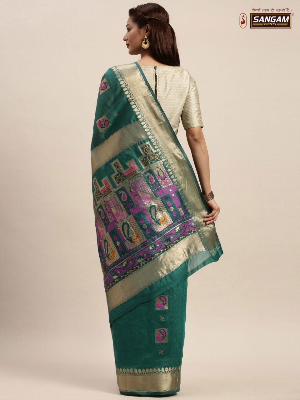 Sangam Baluchari New Collection Of Festival Wear Chanderi Cotton Saree Collection