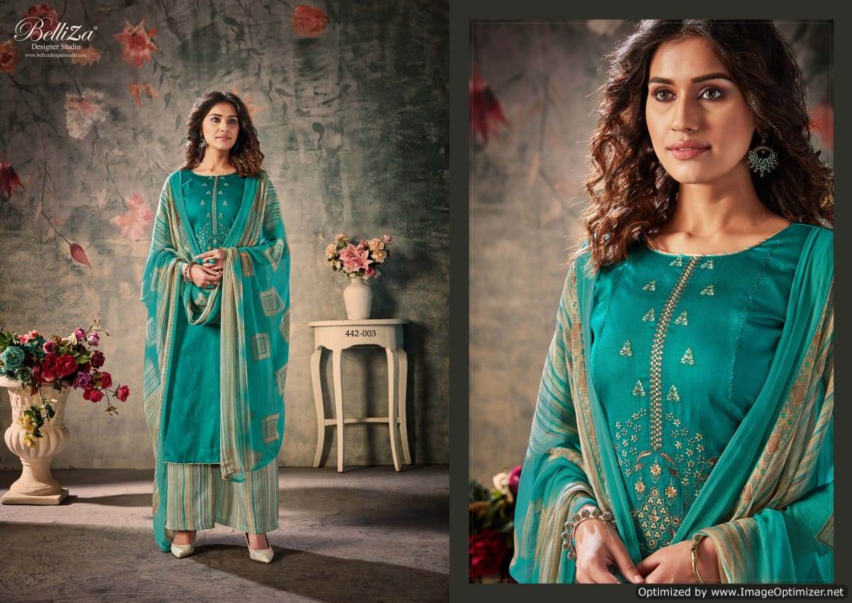 Belliza Nazar E Patiala 4 Latest Designer Pure Jam Cotton With Kashmiri Embroidery Work Nazneen Dupatta 