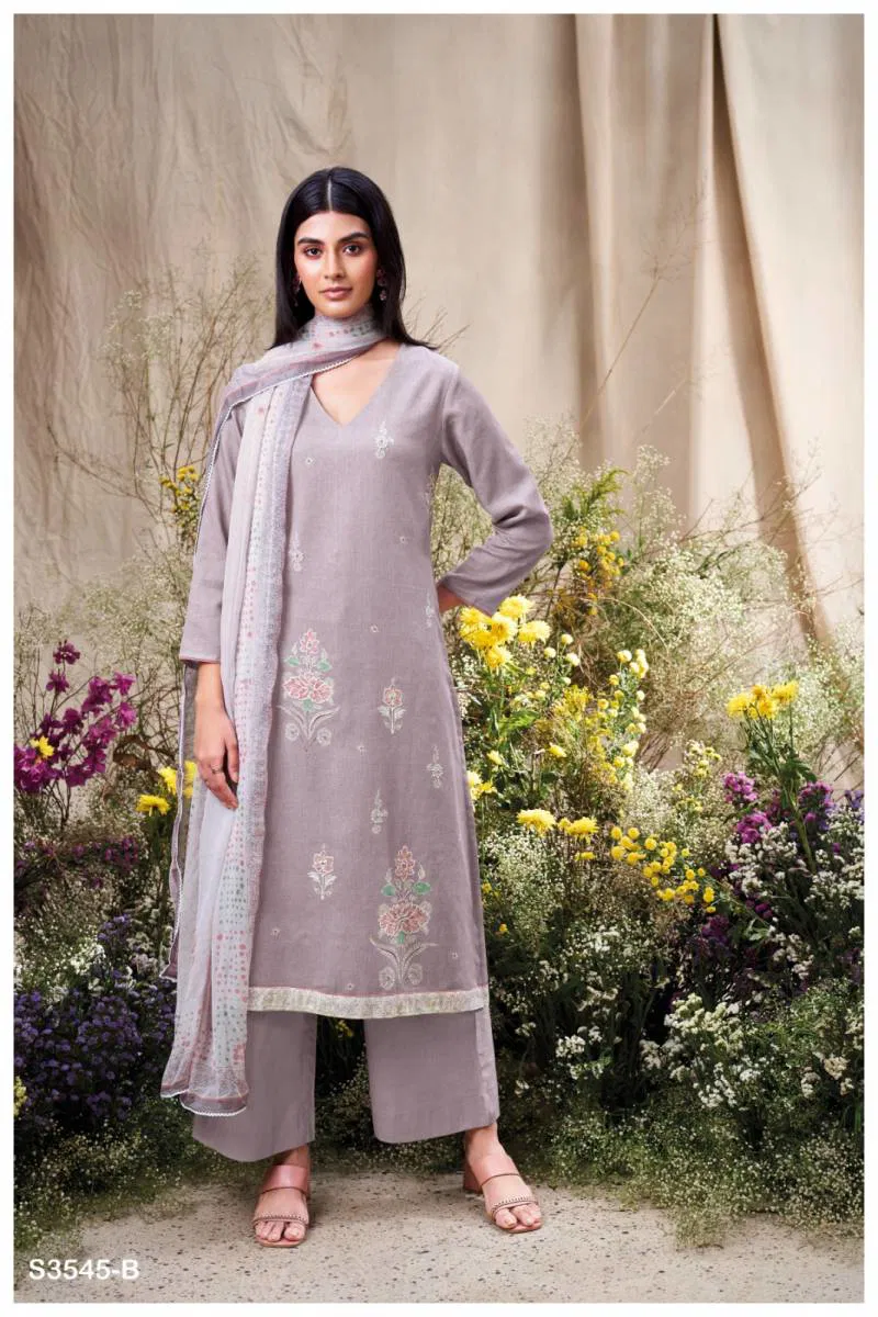 Aiveen By Ganga Cotton Printed Embroidered Salwar Suit Wholesale Market In Surat