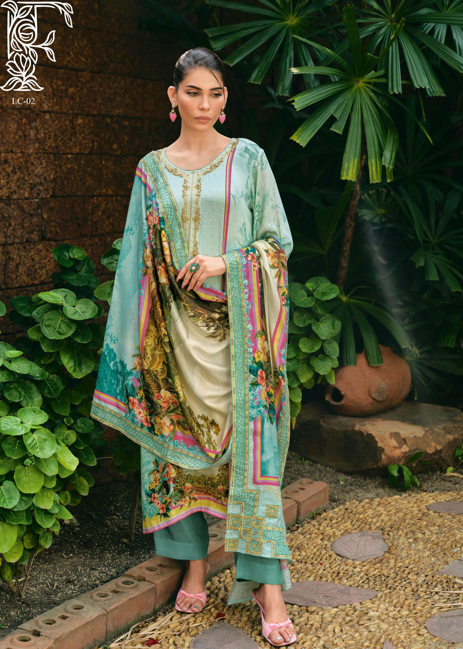Landscape By Varsha Cotton Muslin Surat Salwar Suits Wholesale Market