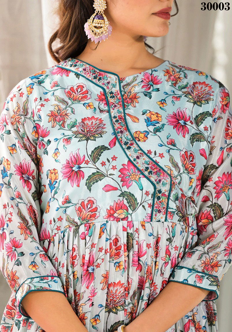 Kiyara 30001 To 30008 Printed Kurti With Bottom Dupatta Wholesale Shop In Surat
