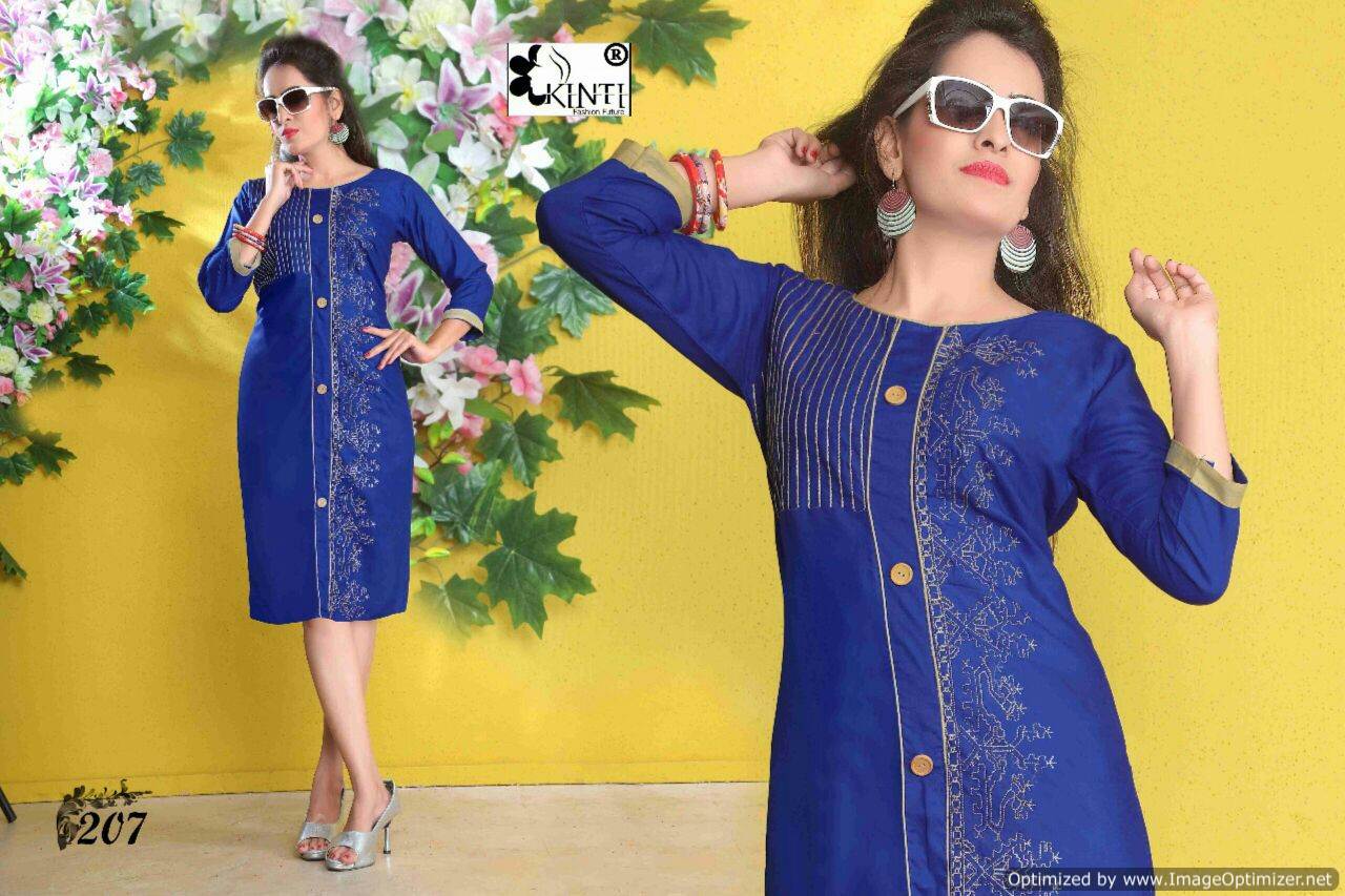 Kinti-Pratha Vol-2 Ltaets Designer Regular Wear Worked Heavy rayon Kurtis Collection
