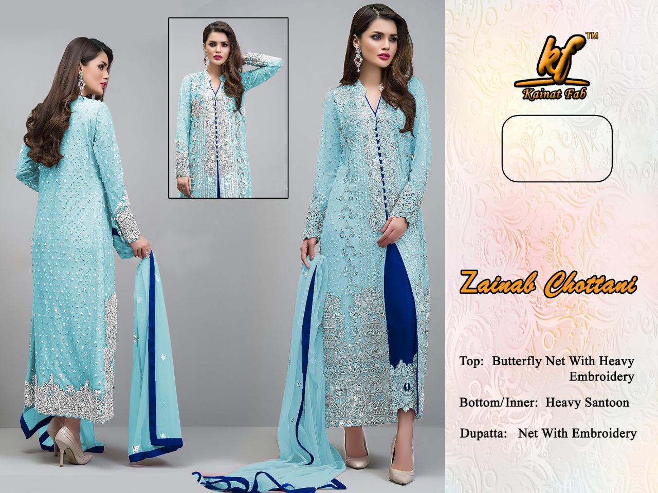 Kainat Fab Exclusive Heavy Embroidery Work Designer Salwar Suits Collection