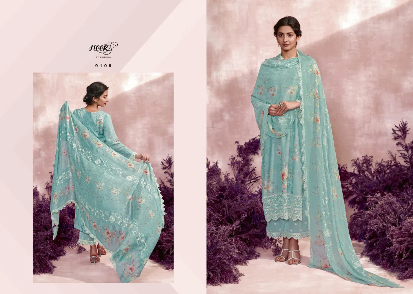 Kimora Heer Noor Jahan Embroidery Salwar Kameez Collection
