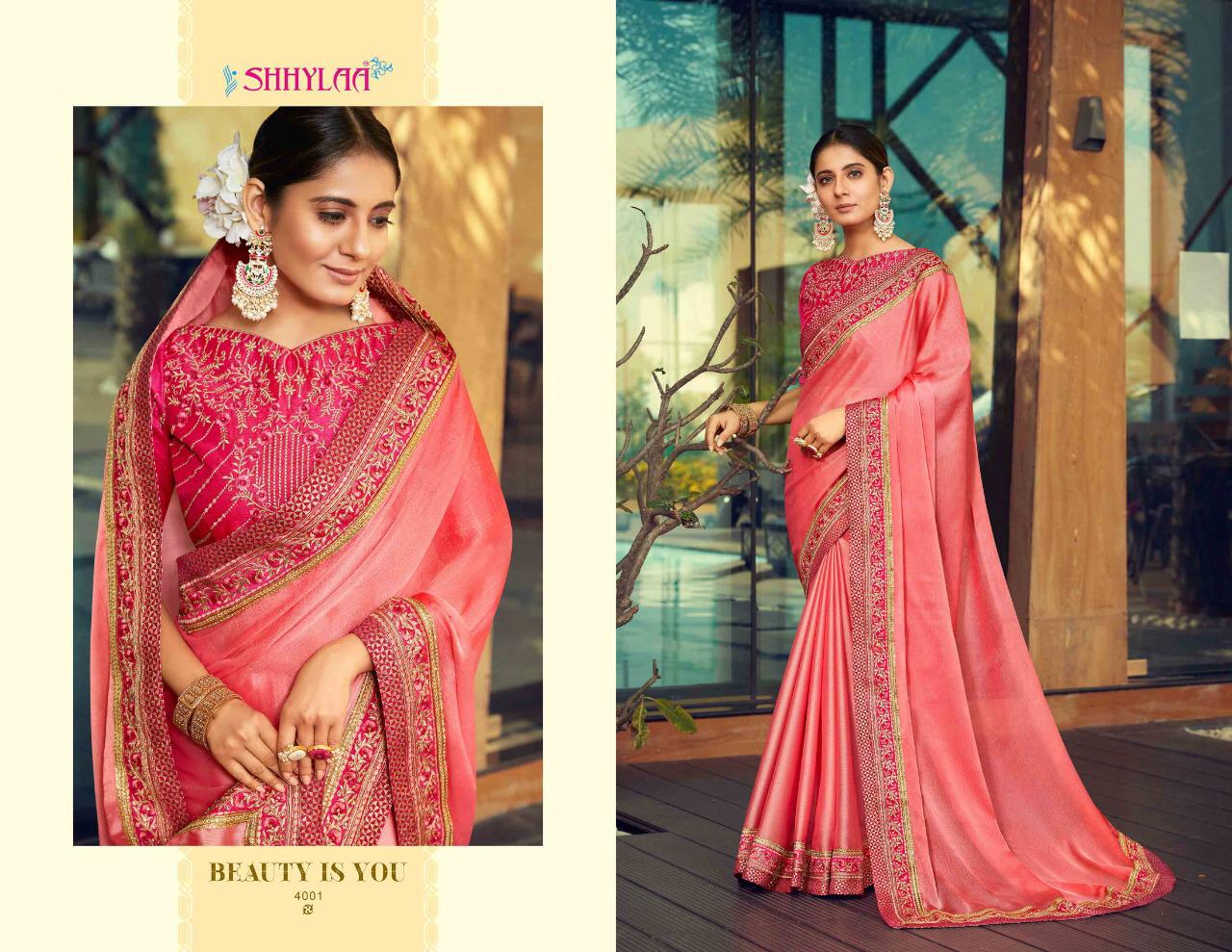 Shhylaa Kesribai Pannalal vol-9 Heavy Blouse And Fancy Fabrics With Embroidery  And Jacquard Laces Latest Fancy Designer Saree Collection 