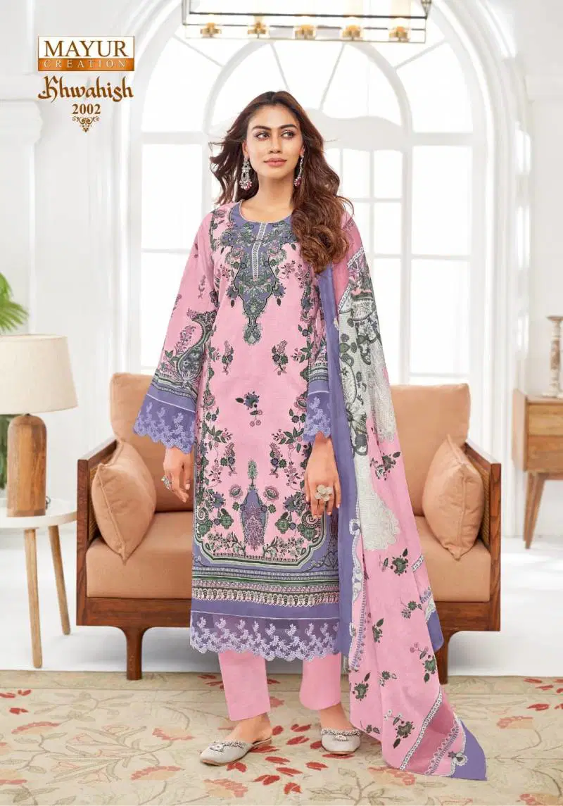 Khwahish Vol 2 By Mayur Lawn Cotton Dress Material
Wholesalers In Delhi