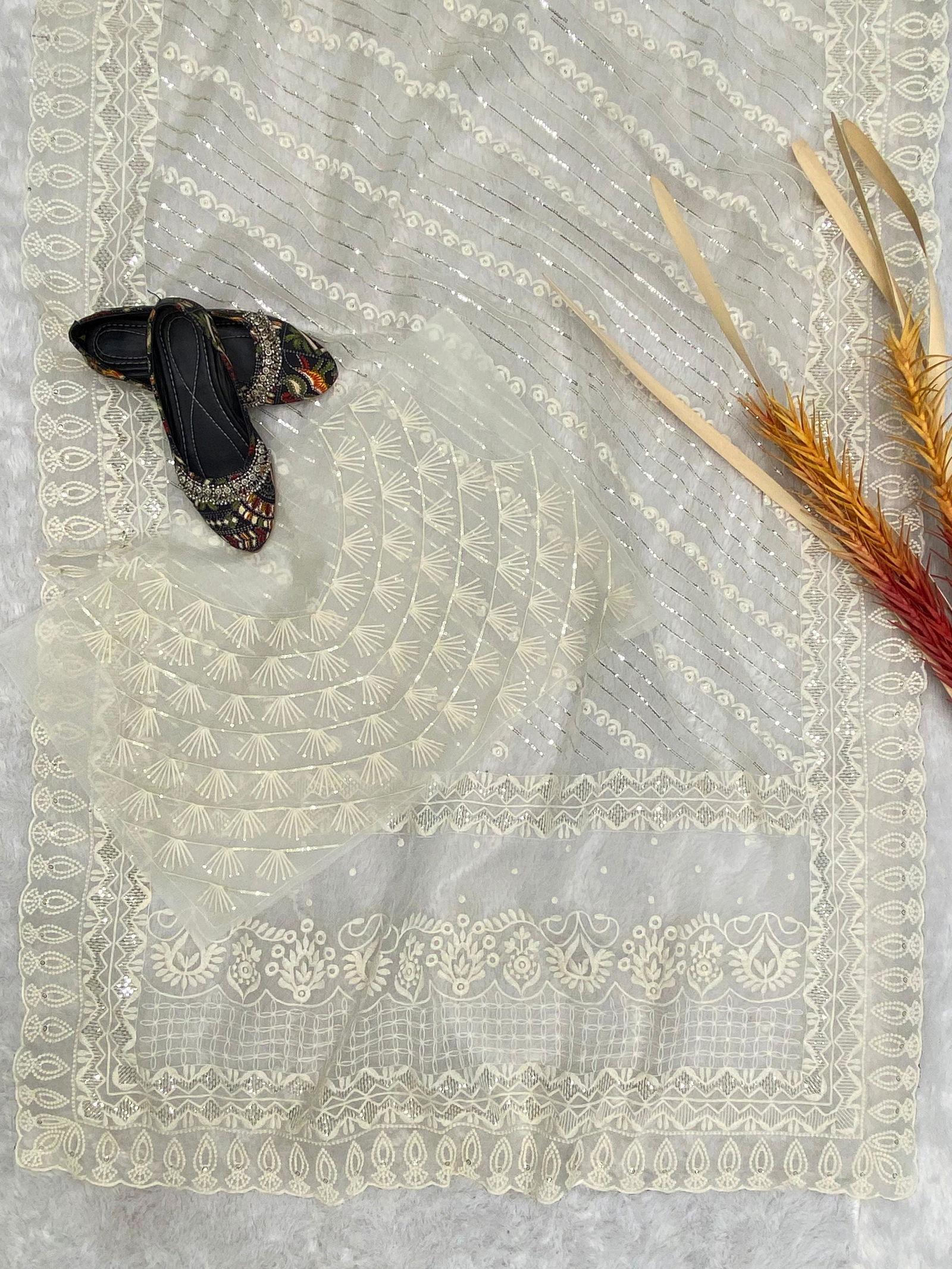LG-1771 Butterfly Heavy Net Party Wear Sarees Catalog