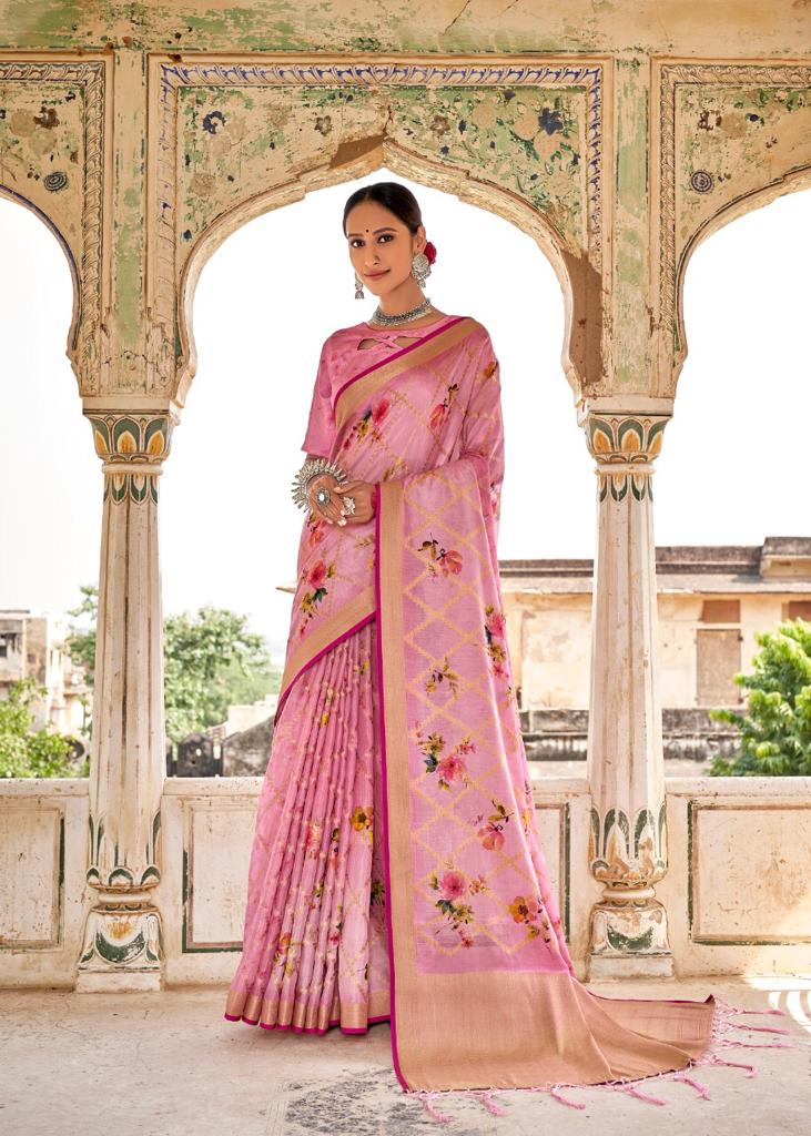 Lt Musleen Latest Casual Wear Designer Fancy Digital Printed Silk Saree Collection 
