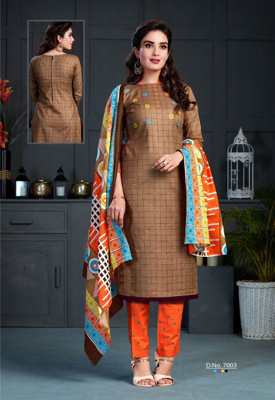 SC Laadki vol 7 Latest Designer Casual Wear Cotton Printed Dress Material Collection 