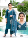 Baby Doll Kids Vol 5 Roman Silk Sequence Work Kurti Set
