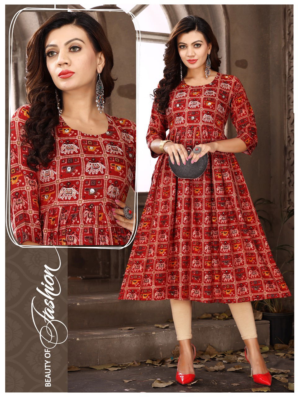 Tutone Capsul 1 Fancy Ethnic  Wear Printed Designer Kurti Collection