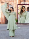 Alinee 186 And 187 Mull Chanderi Silk Online Kurti With Bottom Dupatta Wholesale
