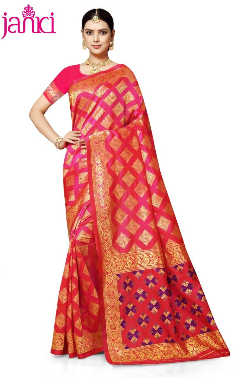 Janki Latest Designer Heavy Banarasi Silk Saree Collection 
