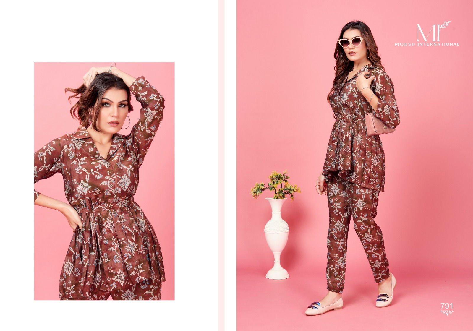 Co-ord Queen By Moksh Premium Rayon Western Co-ord Set Catalog